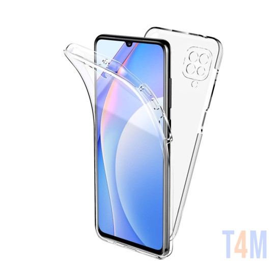 Funda de Silicona con Marco de Cámara 360º para Samsung Galaxy A12 5g Transparente